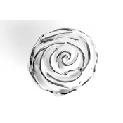 Porcelanowa róża do mebli - CER 35